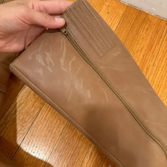 Jeffrey Campbell | Iggie Boots In Camel Tan Leather Heeled Boots Size 8.5 NEW