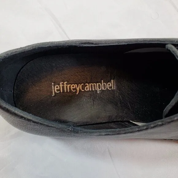 Jeffrey Campbell Size 6 M Danil Black Loafer