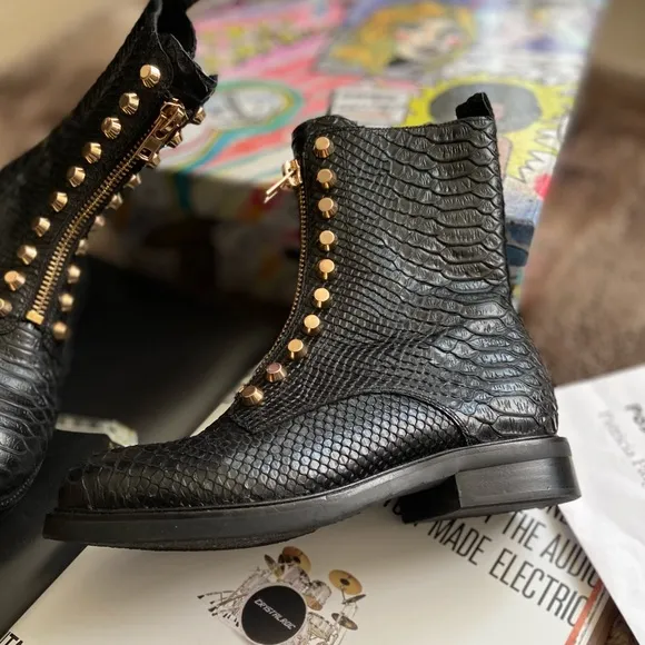 Jeffrey Campbell Tonette Studded Zip Boot