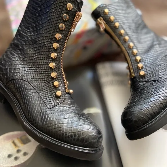 Jeffrey Campbell Tonette Studded Zip Boot