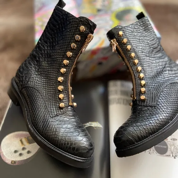 Jeffrey Campbell Tonette Studded Zip Boot