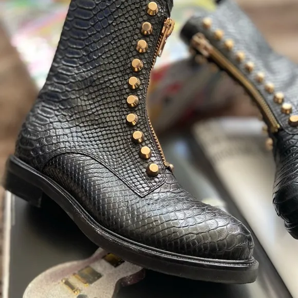 Jeffrey Campbell Tonette Studded Zip Boot