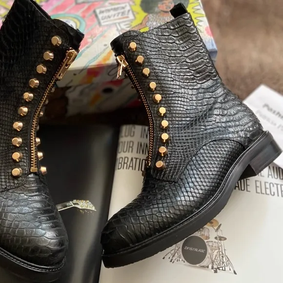 Jeffrey Campbell Tonette Studded Zip Boot