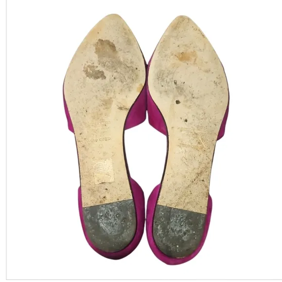 JENNI KAYNE | Suede Dorsay Flats in Purple ~ Size EU 41 / US 10.5