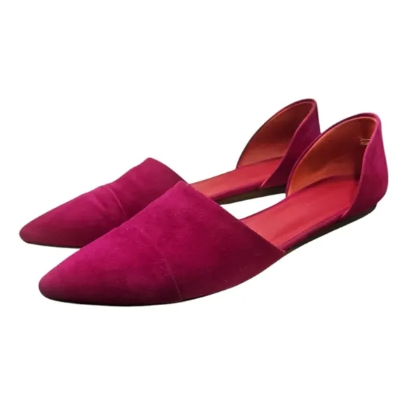 JENNI KAYNE | Suede Dorsay Flats in Purple ~ Size EU 41 / US 10.5