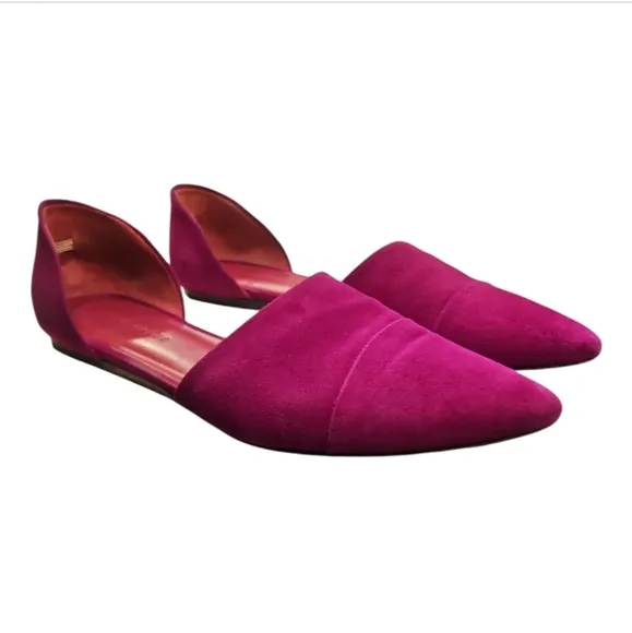 JENNI KAYNE | Suede Dorsay Flats in Purple ~ Size EU 41 / US 10.5