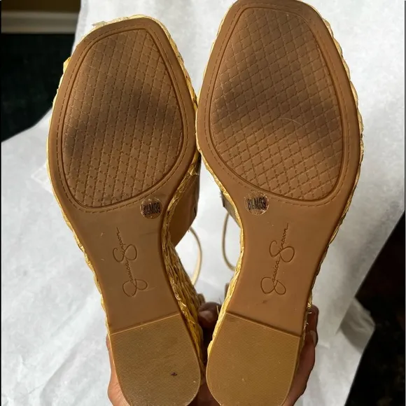 Jessica Simpson Women's SUELLA Sandal SAND DUNE SUEDE Platform Ankle Strap Wedge
