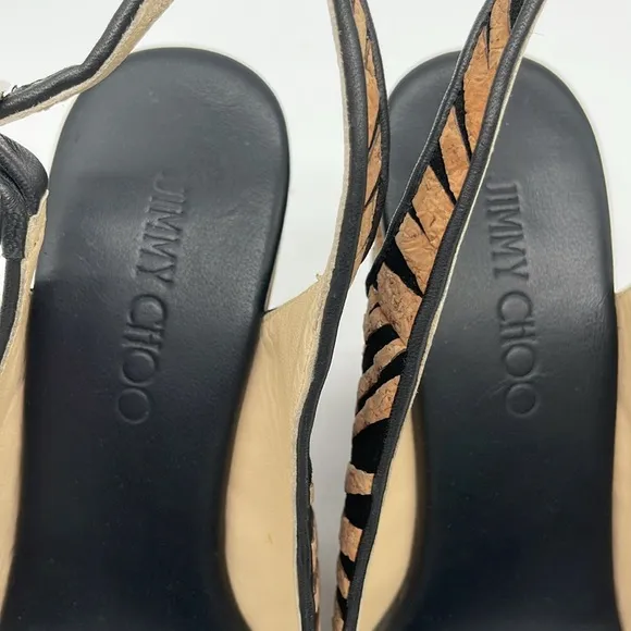 Jimmy Choo Wedge Slingback Shoes Women 39.5/9