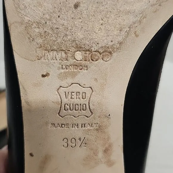 JIMMY CHOO POINTED TOE FLATS BFPM-02-217