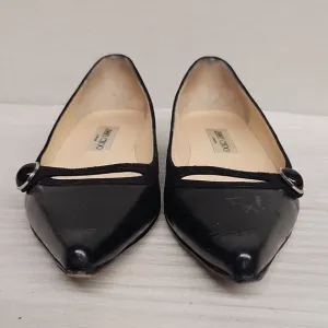 JIMMY CHOO POINTED TOE FLATS BFPM-02-217
