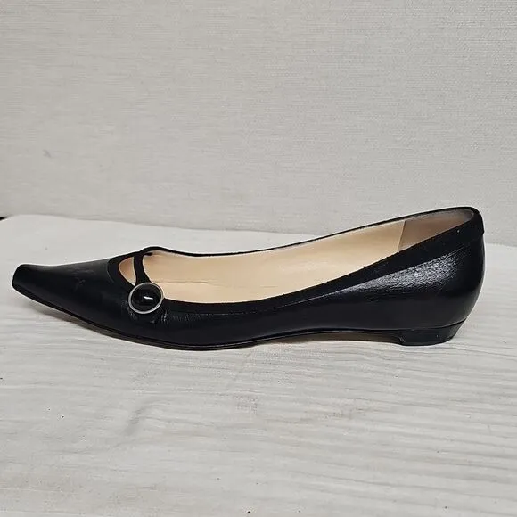 JIMMY CHOO POINTED TOE FLATS BFPM-02-217