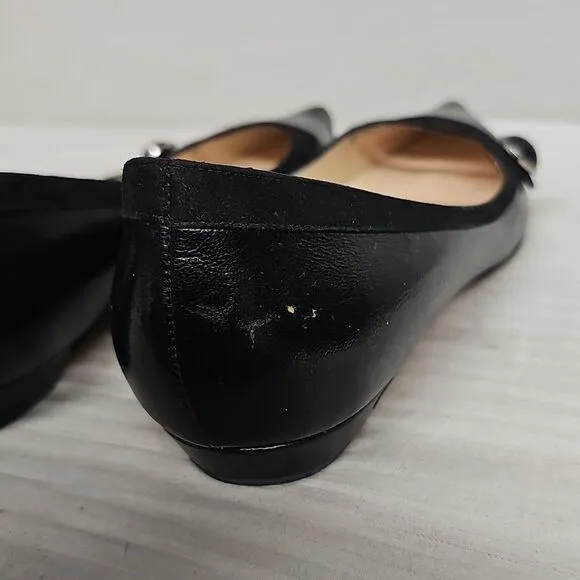 JIMMY CHOO POINTED TOE FLATS BFPM-02-217