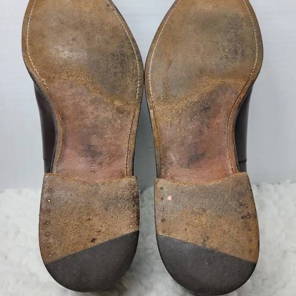 J.M. Weston Richelieu Men's Size 10 Oxford Derby Brown Leather 300 Cap Toe