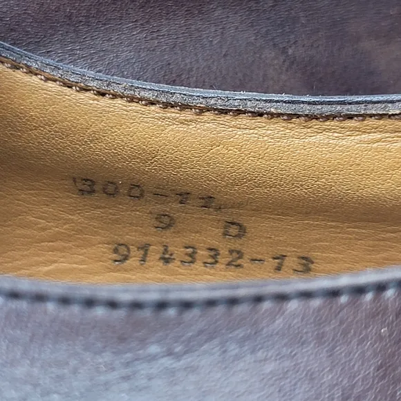 J.M. Weston Richelieu Men's Size 10 Oxford Derby Brown Leather 300 Cap Toe