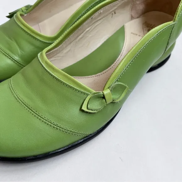 John Fluevog Round Toe Green Women’s Shoes Size 7.5