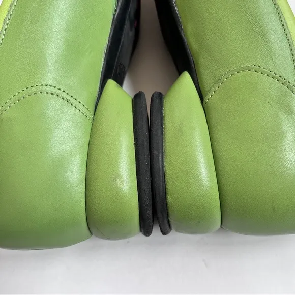 John Fluevog Round Toe Green Women’s Shoes Size 7.5