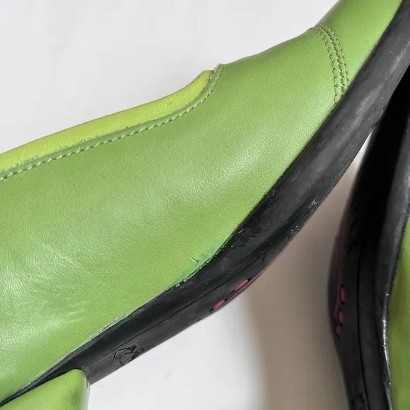 John Fluevog Round Toe Green Women’s Shoes Size 7.5