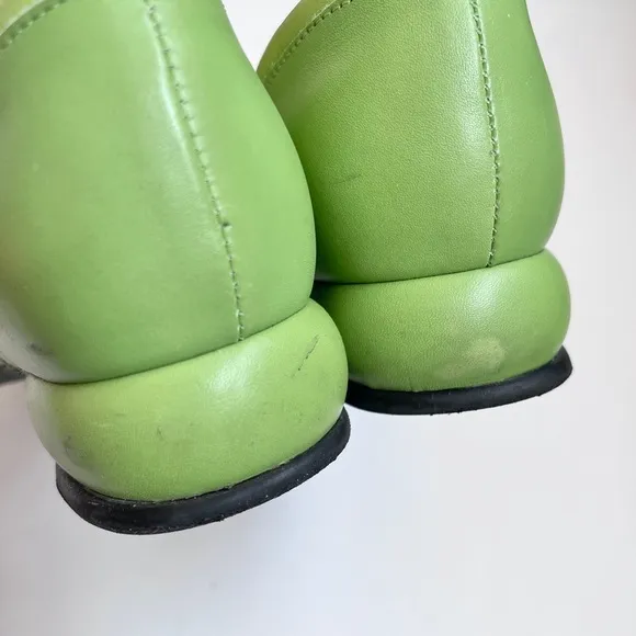 John Fluevog Round Toe Green Women’s Shoes Size 7.5
