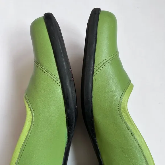 John Fluevog Round Toe Green Women’s Shoes Size 7.5
