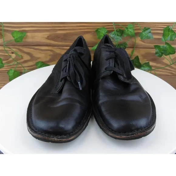 John Varvatos Sz 10.5 Derby Oxfords Black Leather Men Lace Up‎ Medium (D, M)