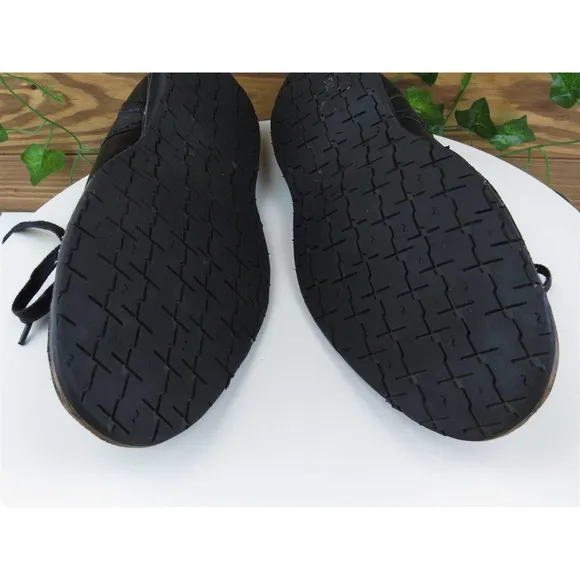 John Varvatos Sz 10.5 Derby Oxfords Black Leather Men Lace Up‎ Medium (D, M)