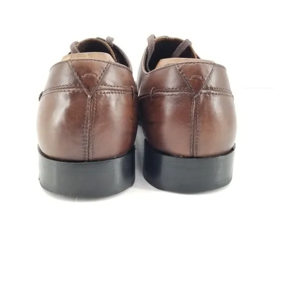 John Varvatos USA Leather Cap Toe Derby  Formal City Shoes Men's Size 8