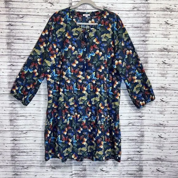 Johnny Was Papillon Tiered Smock Dress