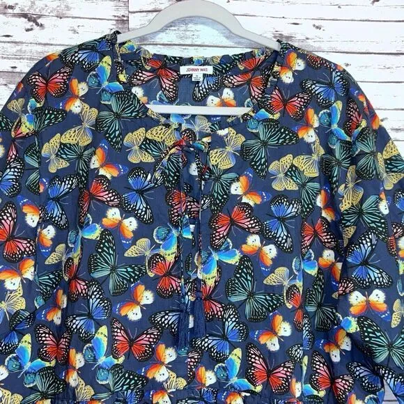 Johnny Was Papillon Tiered Smock Dress