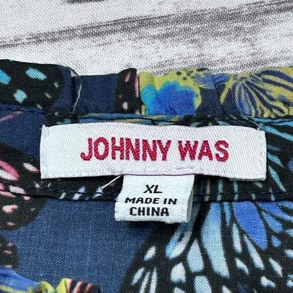 Johnny Was Papillon Tiered Smock Dress