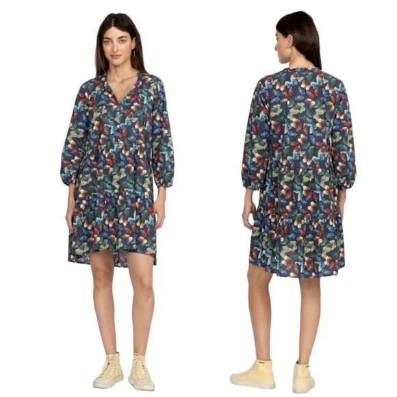 Johnny Was Papillon Tiered Smock Dress