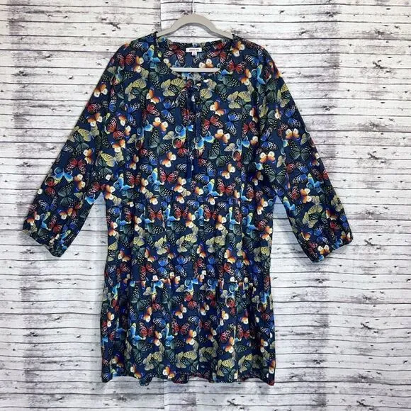 Johnny Was Papillon Tiered Smock Dress