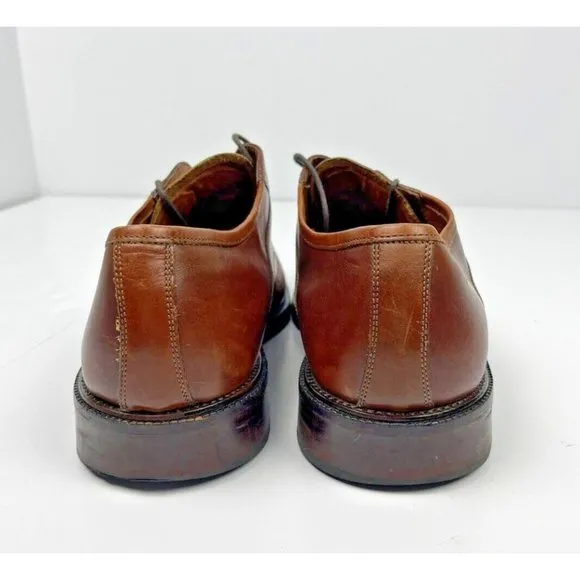 Johnston &amp; Murphy Mens Derby Square Toe Oxford Dress Shoes Size 13 Brown Leather