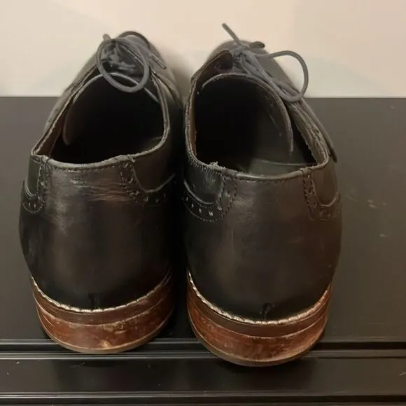 Johnston &amp; Murphy Conard Black Cap Toe Oxford 13M B64