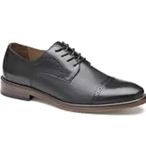 Johnston &amp; Murphy Conard Black Cap Toe Oxford 13M B64