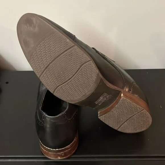 Johnston &amp; Murphy Conard Black Cap Toe Oxford 13M B64