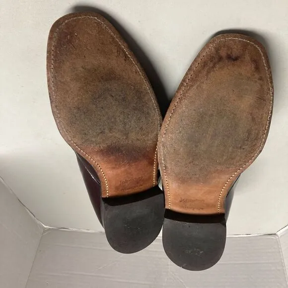 JOHNSTON &amp; MURPHY Men’s Shoes Red/Brown Size 10