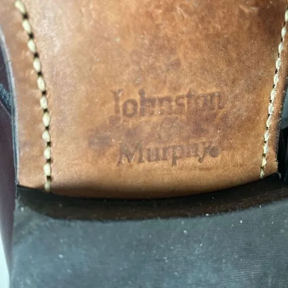 JOHNSTON &amp; MURPHY Men’s Shoes Red/Brown Size 10