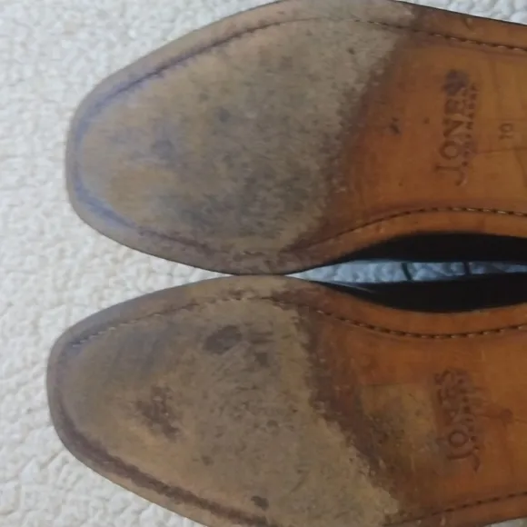 Jones Bootmaker Black Cap Toe Oxford Shoes (Made in England)  10 UK = 11 US