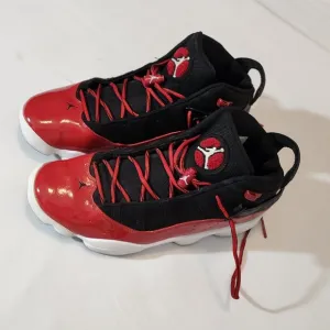 Jordan  Red and Black Athletic Shoes
