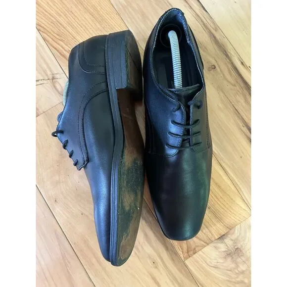 Joseph Abboud Men  Oxford Dress Shoes Black US size 9.5W