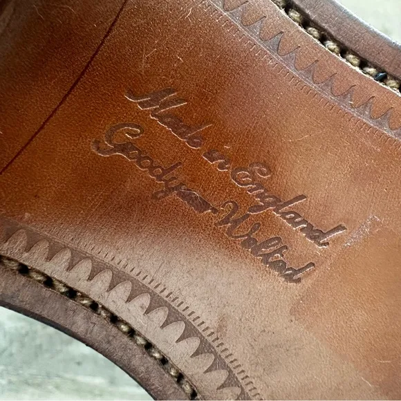 Joseph Cheaney Attleborough Derby Semi Brogue in Conker Calf Leather