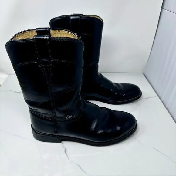 Justin Boots Western Work Boots- Size 8EE