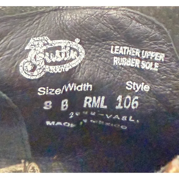 Justin Boots Womens Hope Fringe Snip Toe Cowboy Booties - 8