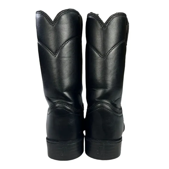 Justin‎ Classic Roper Leather Western Cowboy Boots Round Toe Mens Size 8.5