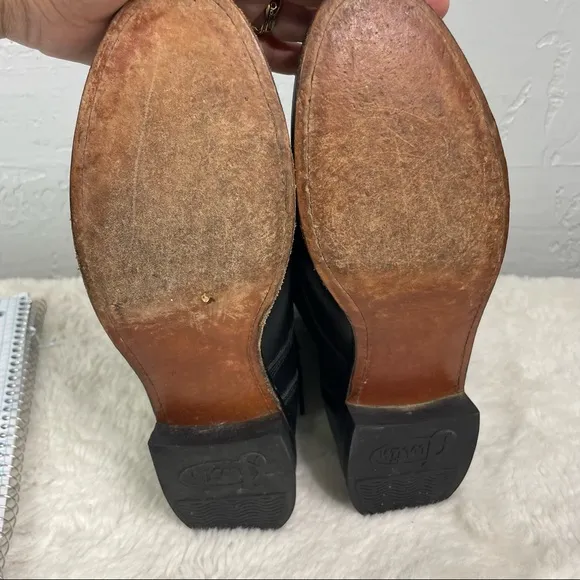 Justin Lace up Leather boots Size 7