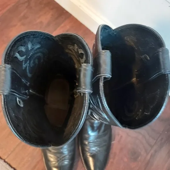 Justin Men’s Leather Cowboy boots Sz-9