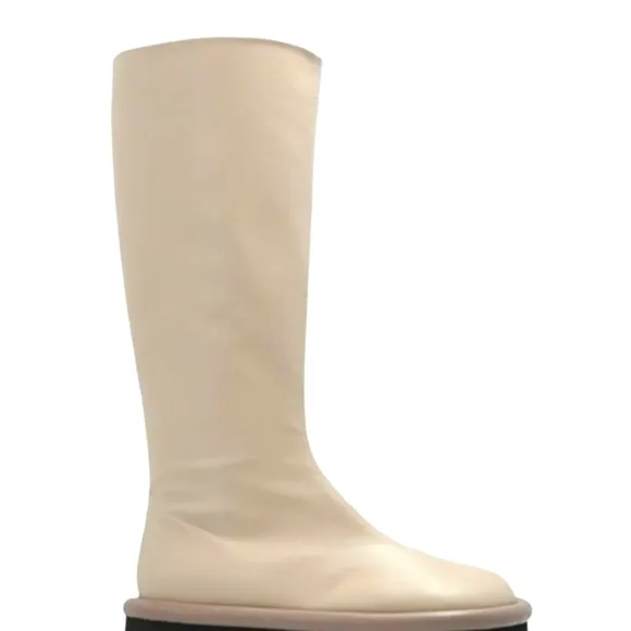 JW Anderson Bumper Knee-Length Square Toe Boots....Size 37/ US 6.5