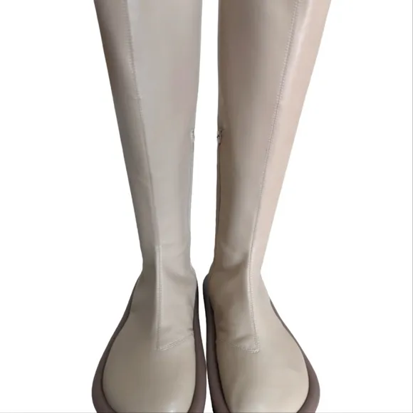 JW Anderson Bumper Knee-Length Square Toe Boots....Size 37/ US 6.5