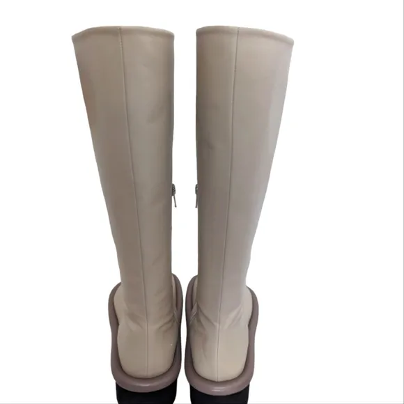 JW Anderson Bumper Knee-Length Square Toe Boots....Size 37/ US 6.5