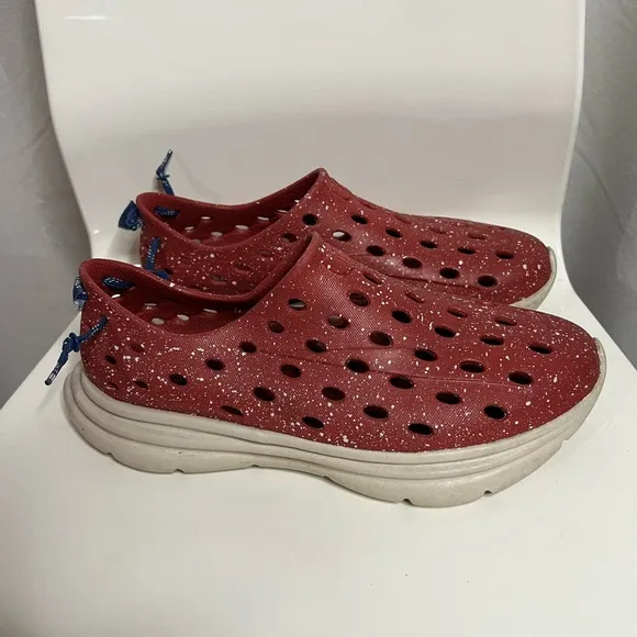 Kane Red Speckled Slip-On Shoes m9 w11